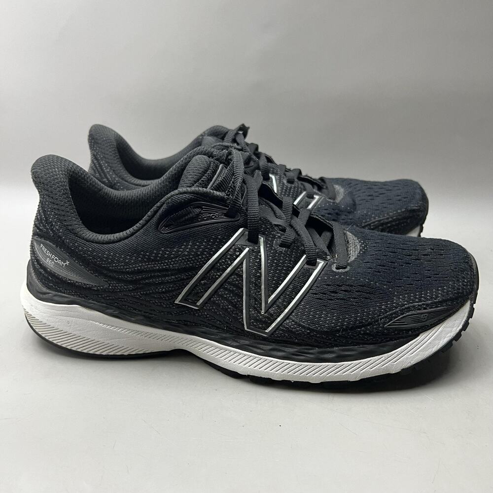 New Balance Fresh Foam 860v12 Shoes Women Size 9.5 Black Comfort Sneakers